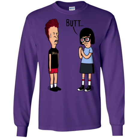 T-Shirts Purple / S butt.. Men's Long Sleeve T-Shirt