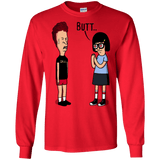 T-Shirts Red / S butt.. Men's Long Sleeve T-Shirt