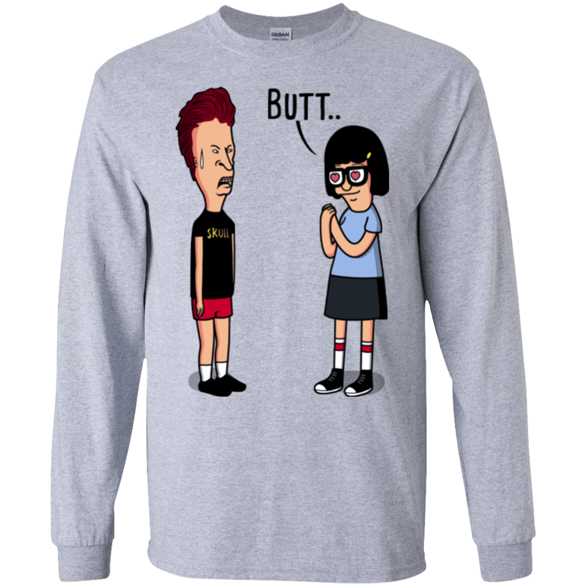 T-Shirts Sport Grey / S butt.. Men's Long Sleeve T-Shirt