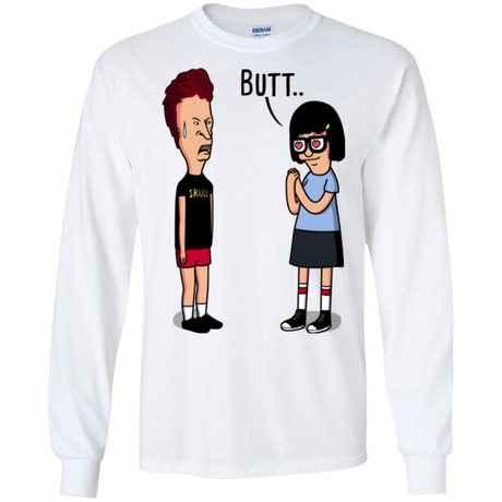 T-Shirts White / S butt.. Men's Long Sleeve T-Shirt