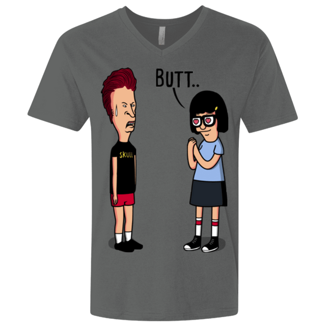 T-Shirts Heavy Metal / X-Small butt.. Men's Premium V-Neck