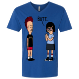 T-Shirts Royal / X-Small butt.. Men's Premium V-Neck