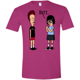 T-Shirts Antique Heliconia / S butt.. Men's Semi-Fitted Softstyle