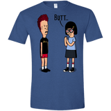 T-Shirts Heather Royal / X-Small butt.. Men's Semi-Fitted Softstyle