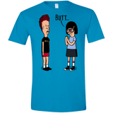 T-Shirts Sapphire / S butt.. Men's Semi-Fitted Softstyle