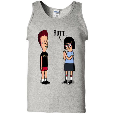 T-Shirts Ash / S butt.. Men's Tank Top
