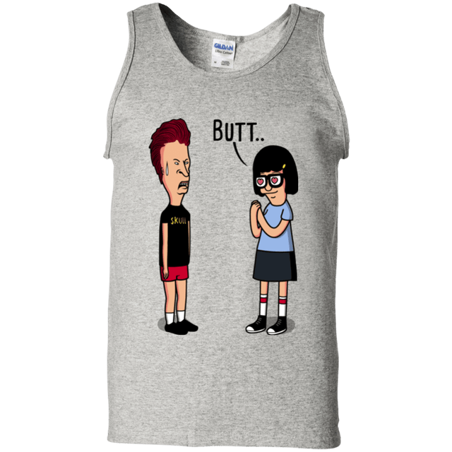 T-Shirts Ash / S butt.. Men's Tank Top