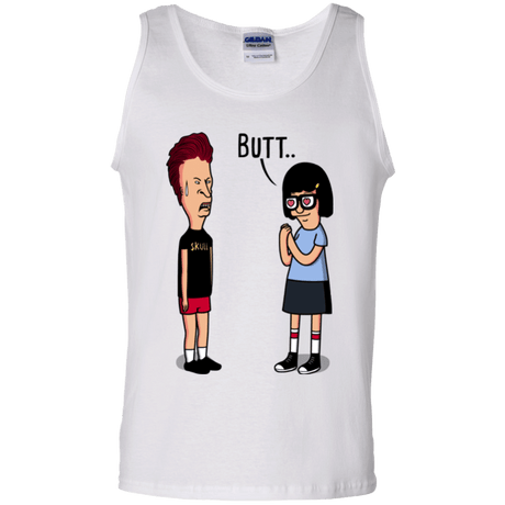 T-Shirts White / S butt.. Men's Tank Top