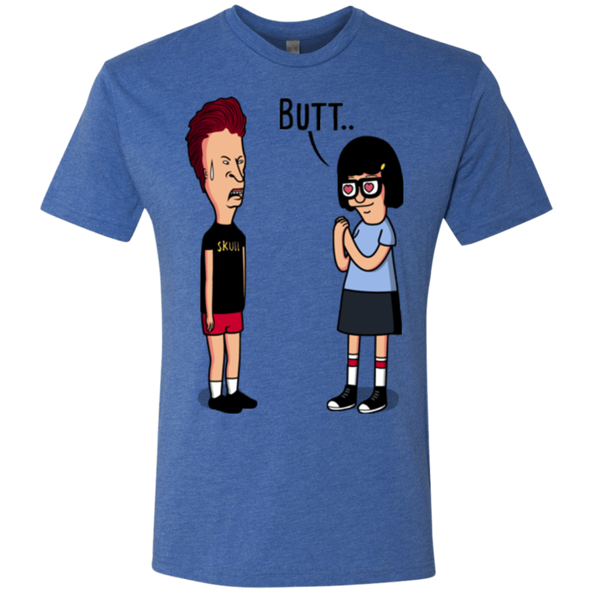 T-Shirts Vintage Royal / S butt.. Men's Triblend T-Shirt