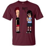 T-Shirts Maroon / S butt.. T-Shirt