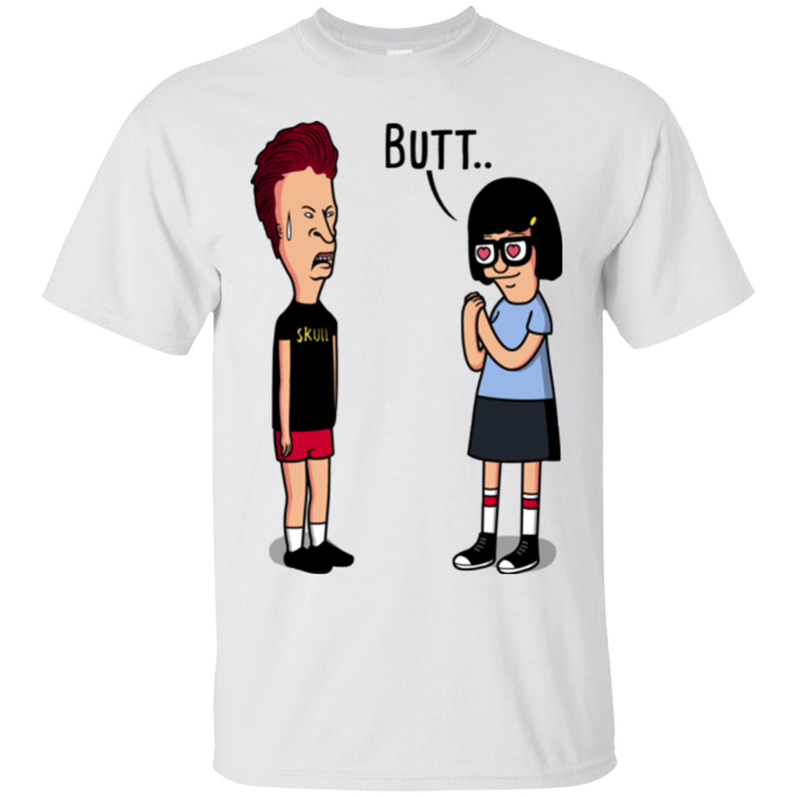 T-Shirts White / S butt.. T-Shirt