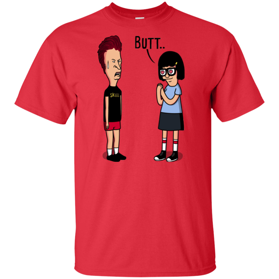 T-Shirts Red / XLT butt.. Tall T-Shirt