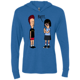 T-Shirts Vintage Royal / X-Small butt.. Triblend Long Sleeve Hoodie Tee