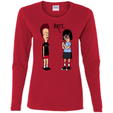 T-Shirts Red / S butt.. Women's Long Sleeve T-Shirt