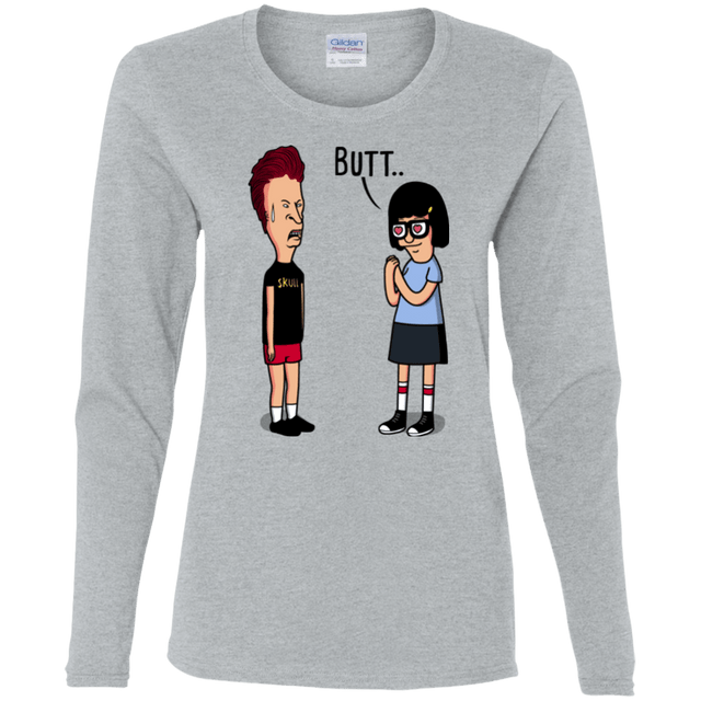 T-Shirts Sport Grey / S butt.. Women's Long Sleeve T-Shirt