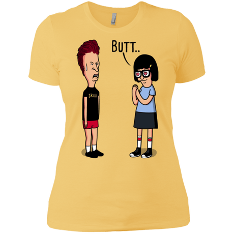 T-Shirts Banana Cream/ / X-Small butt.. Women's Premium T-Shirt
