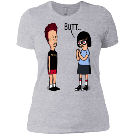 T-Shirts Heather Grey / X-Small butt.. Women's Premium T-Shirt