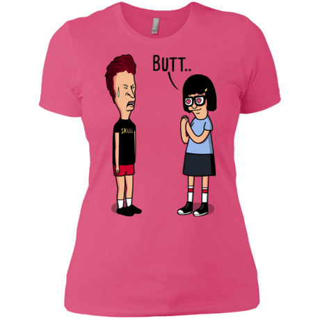 T-Shirts Hot Pink / X-Small butt.. Women's Premium T-Shirt