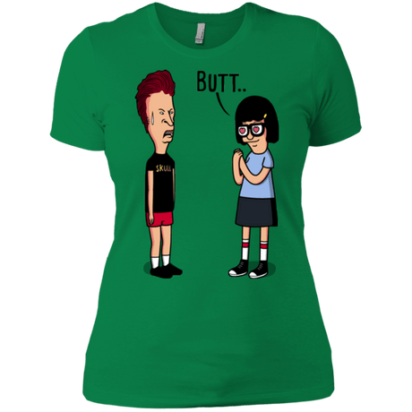 T-Shirts Kelly Green / X-Small butt.. Women's Premium T-Shirt