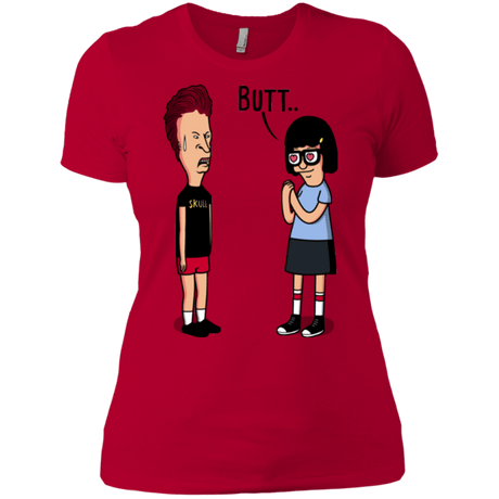 T-Shirts Red / X-Small butt.. Women's Premium T-Shirt
