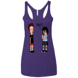 butt.. Women's Triblend Racerback Tank