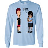 T-Shirts Light Blue / YS butt.. Youth Long Sleeve T-Shirt
