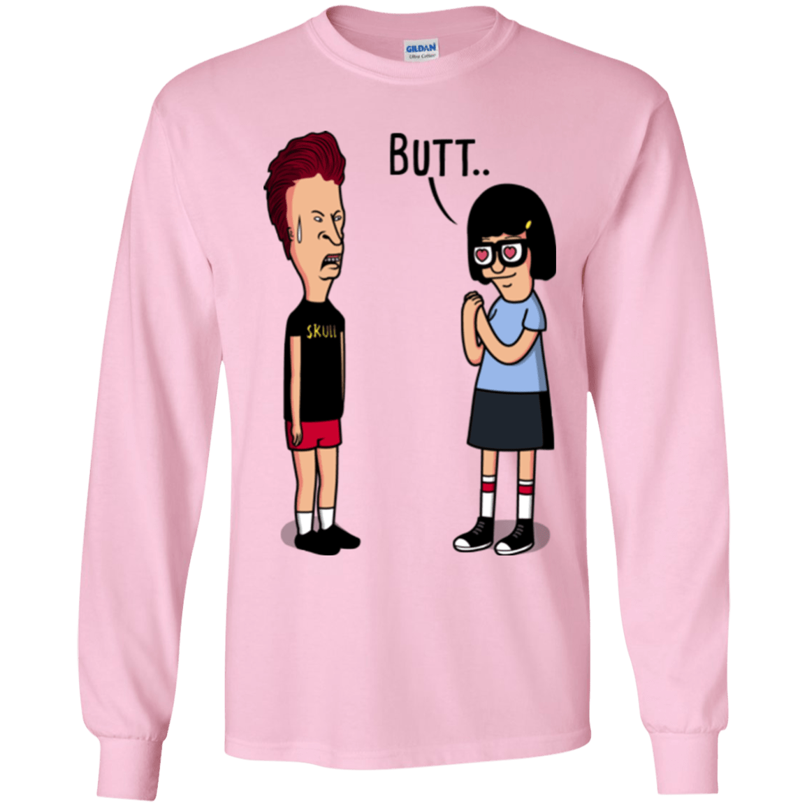 T-Shirts Light Pink / YS butt.. Youth Long Sleeve T-Shirt