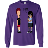 T-Shirts Purple / YS butt.. Youth Long Sleeve T-Shirt