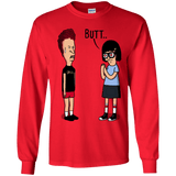 T-Shirts Red / YS butt.. Youth Long Sleeve T-Shirt