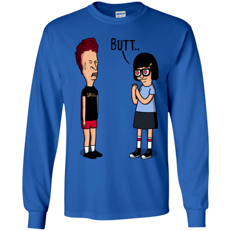 T-Shirts Royal / YS butt.. Youth Long Sleeve T-Shirt