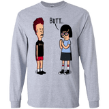T-Shirts Sport Grey / YS butt.. Youth Long Sleeve T-Shirt