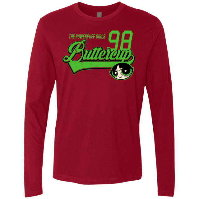 T-Shirts Cardinal / Small Buttercup Men's Premium Long Sleeve