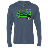 T-Shirts Indigo / X-Small Buttercup Triblend Long Sleeve Hoodie Tee