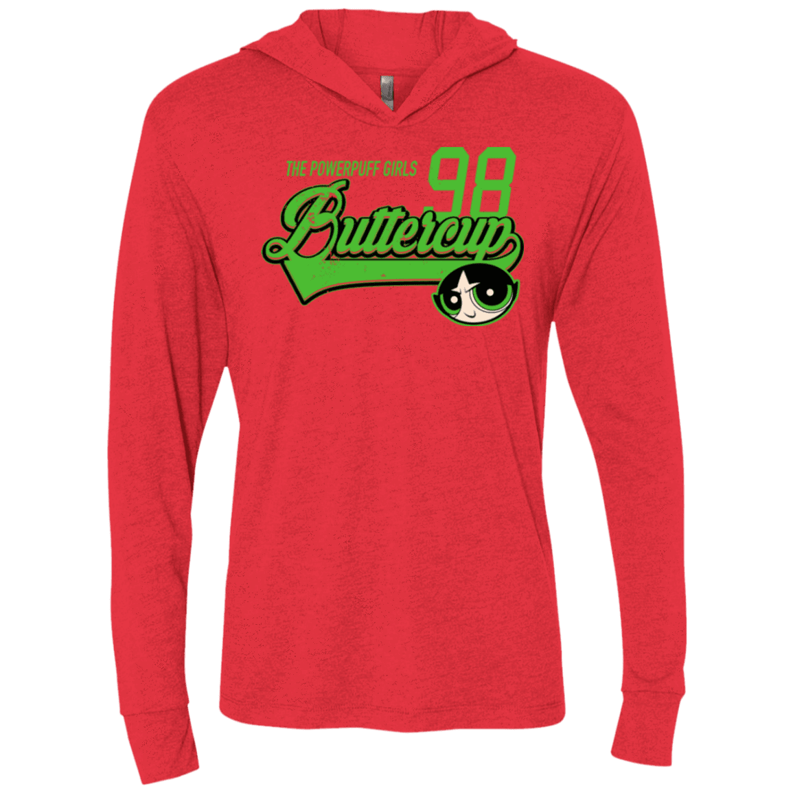 T-Shirts Vintage Red / X-Small Buttercup Triblend Long Sleeve Hoodie Tee