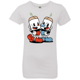 T-Shirts White / YXS Butthead Girls Premium T-Shirt