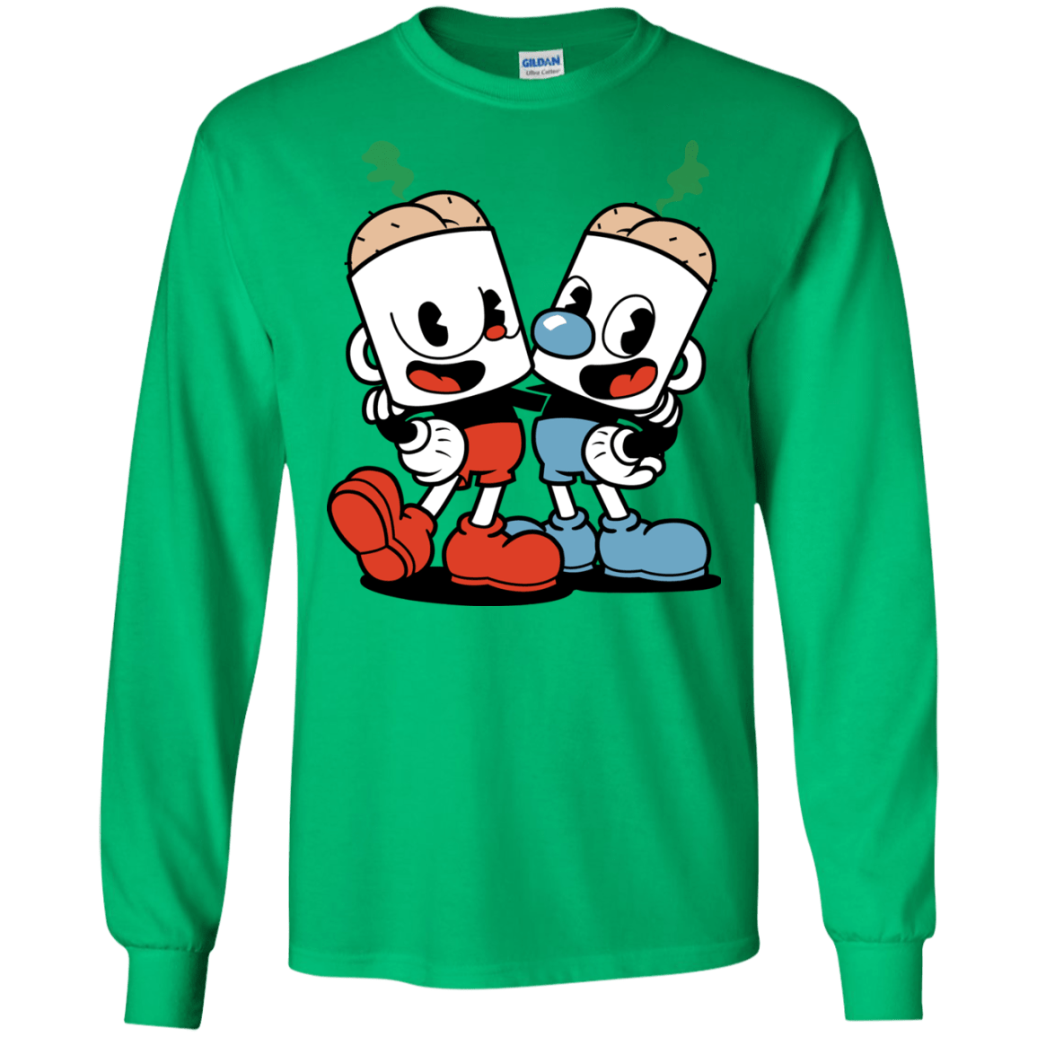 T-Shirts Irish Green / S Butthead Men's Long Sleeve T-Shirt