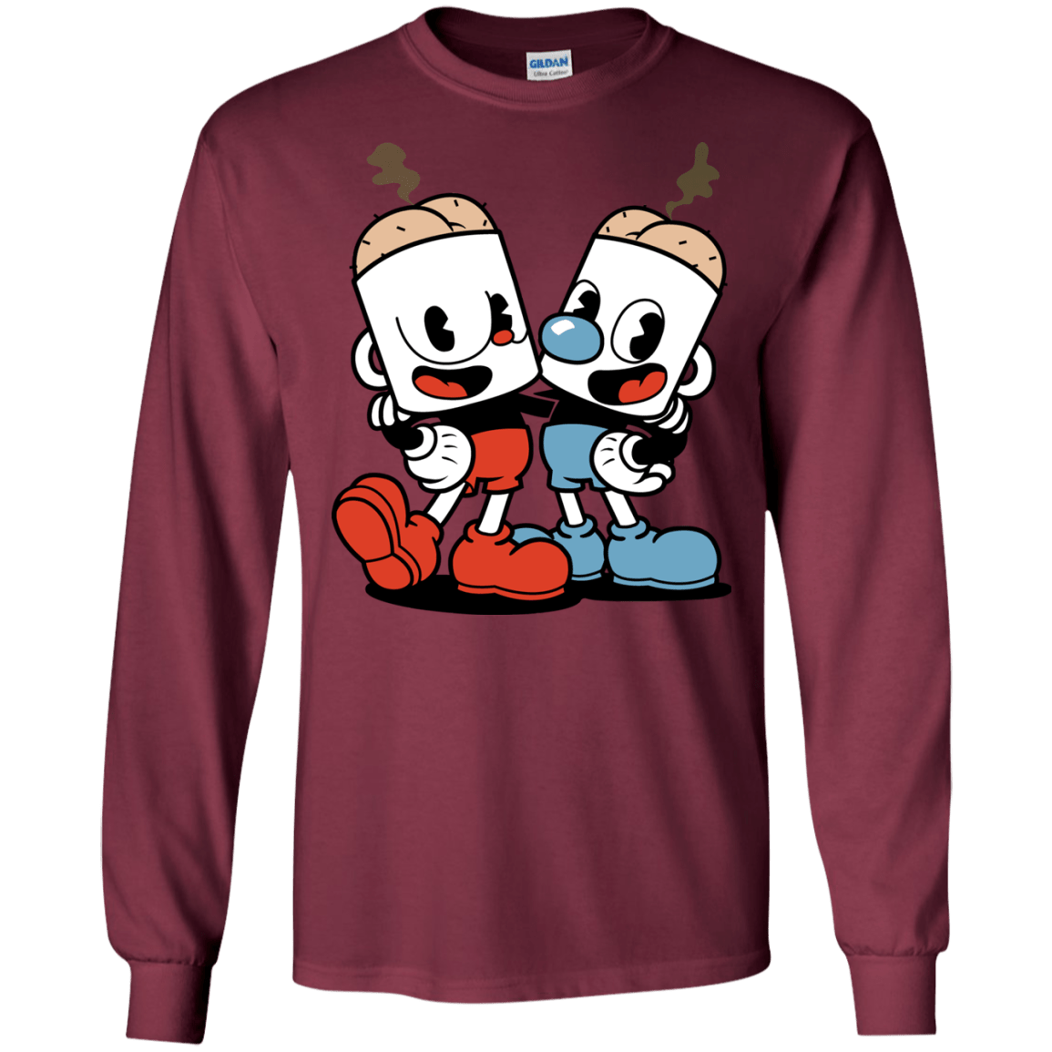 T-Shirts Maroon / S Butthead Men's Long Sleeve T-Shirt