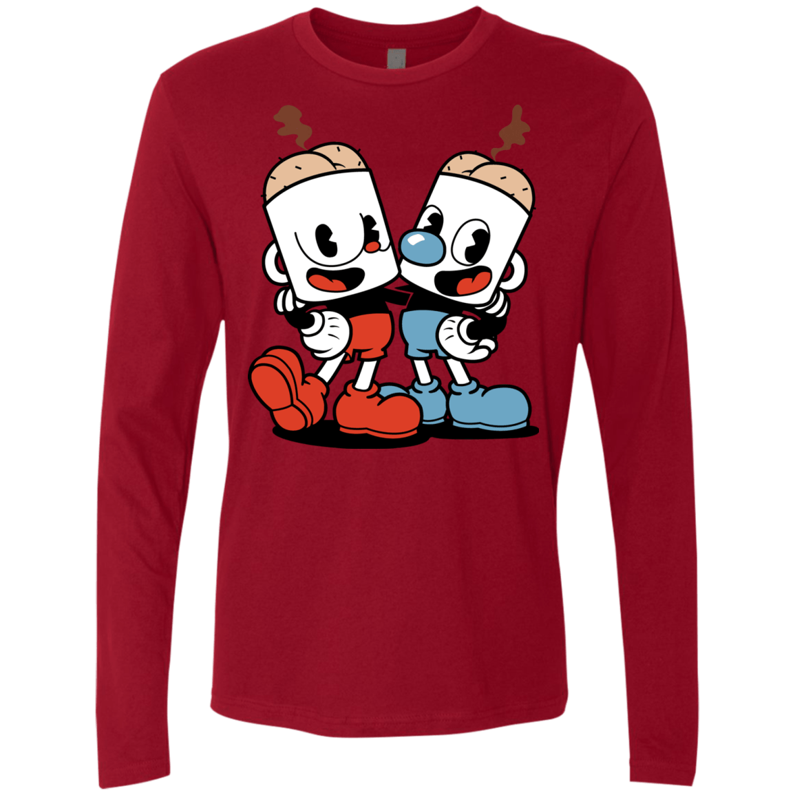 T-Shirts Cardinal / S Butthead Men's Premium Long Sleeve