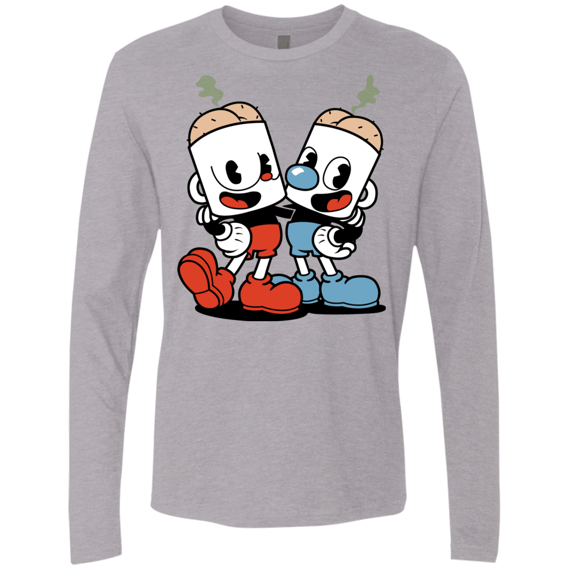 T-Shirts Heather Grey / S Butthead Men's Premium Long Sleeve