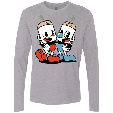 T-Shirts Heather Grey / S Butthead Men's Premium Long Sleeve
