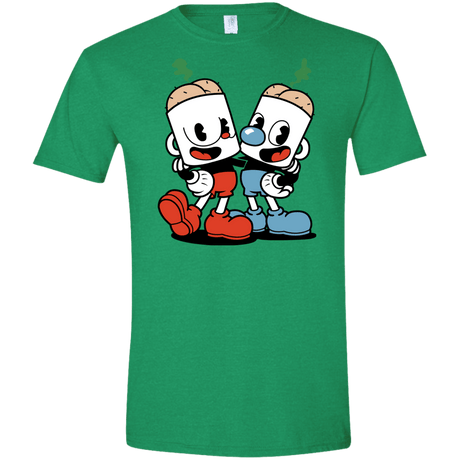 T-Shirts Heather Irish Green / S Butthead Men's Semi-Fitted Softstyle