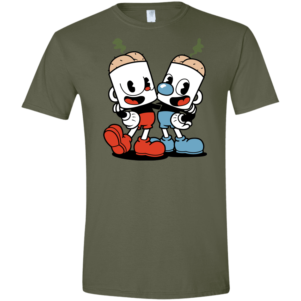 T-Shirts Military Green / S Butthead Men's Semi-Fitted Softstyle