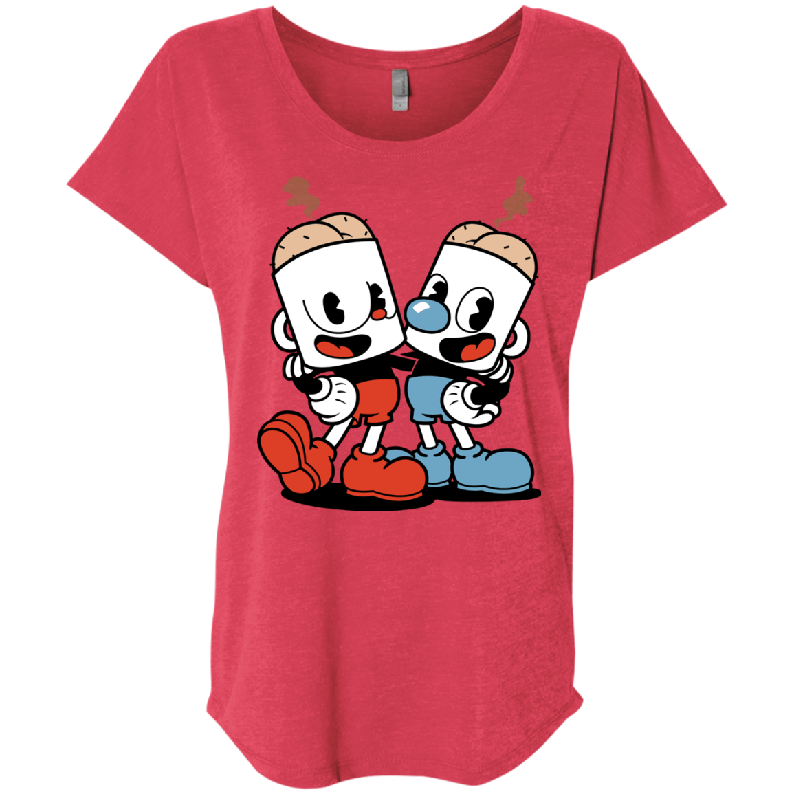 T-Shirts Vintage Red / X-Small Butthead Triblend Dolman Sleeve