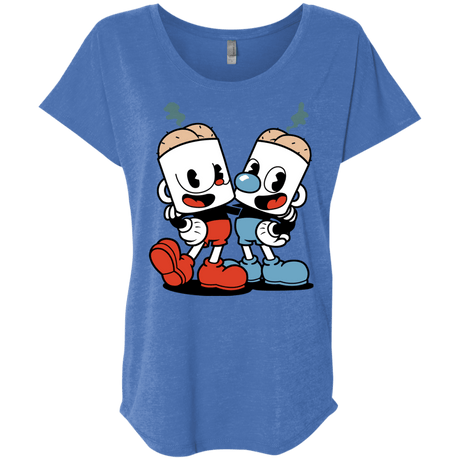 T-Shirts Vintage Royal / X-Small Butthead Triblend Dolman Sleeve