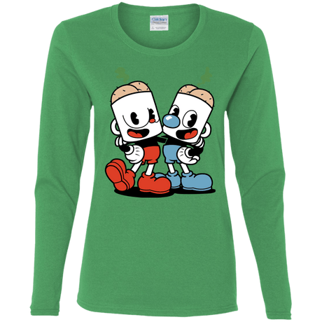 T-Shirts Irish Green / S Butthead Women's Long Sleeve T-Shirt