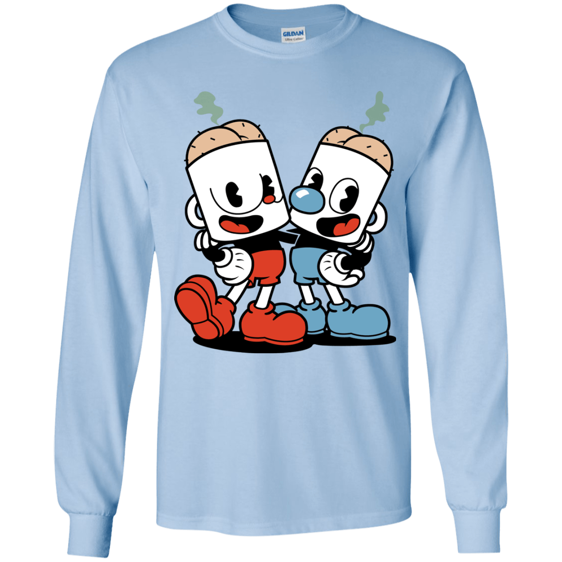 T-Shirts Light Blue / YS Butthead Youth Long Sleeve T-Shirt