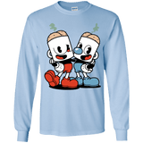 T-Shirts Light Blue / YS Butthead Youth Long Sleeve T-Shirt