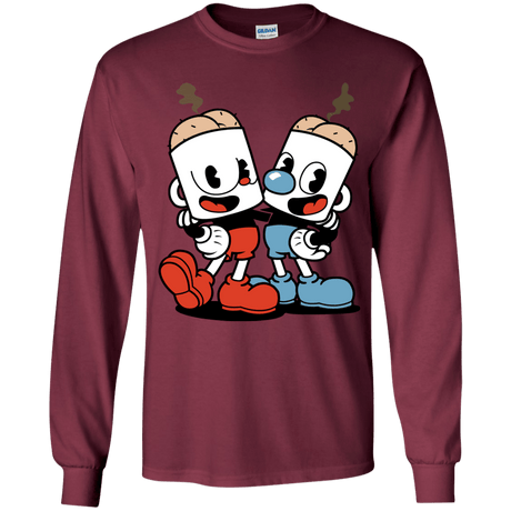 T-Shirts Maroon / YS Butthead Youth Long Sleeve T-Shirt