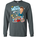 T-Shirts Dark Heather / S Buttmunch Cereal Men's Long Sleeve T-Shirt