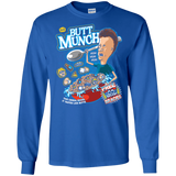 T-Shirts Royal / S Buttmunch Cereal Men's Long Sleeve T-Shirt